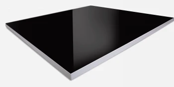 Grzejnik na podczerwień z termostatem, Czarny panel grzewczy ceramiczny moc 500W - Heat Decor HD-C400T/02