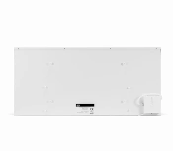 Grzejnik na podczerwień z termostatem, Biały panel grzewczy metalowy moc 400W - Heat Decor HD-SWT400