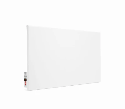 Grzejnik na podczerwień z termostatem, Biały panel grzewczy metalowy moc 400W - Heat Decor HD-SWT400
