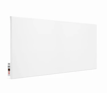 Grzejnik na podczerwień z termostatem, Biały panel grzewczy metalowy moc 700W - Heat Decor HD-SWT700