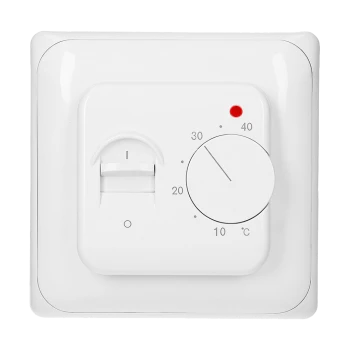 Biały Termostat pokojowy, HD-T01 z dodatkowym czujnikiem ogrzewania podłogi - Heat Decor