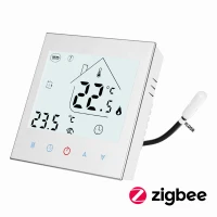 Biały Termostat pokojowy ZigBee 3.0 HD-T500.Z.W - Heat Decor