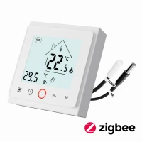 Termostat pokojowy z czujnikiem powietrza + ZigBee 3.0, HD-T500.Z.S.W - Heat Decor