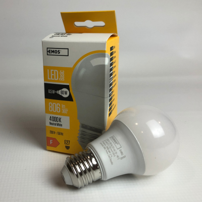 Żarówka LED A60 8,5W E27 Barwa neutralna, ZL4011 - Emos