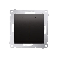 Sterownik oświetleniowy podwójny SWITCH D WiFi Antracyt Simon 54 GO - DEW2W.01/48
