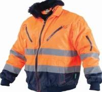 Odblaskowa kurtka robocza  pilotka pomarańczowa  r S,S-44083,STALCO PREMIUM 