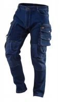 Spodnie robocze wzmocnione na kolanach DENIM  81-228-L   NEO