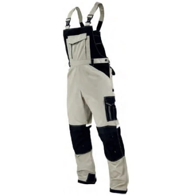 Spodnie robocze na szelkach piaskowe, S-44598 - STALCO