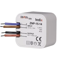 Zasilacz LED dopuszkowy 14V DC 15W, Ledix, ZNP-15-14 - Zamel