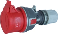 Gniazdo silowe przenośne 16A/400V, 4P, GPP-16/4, 921871 - Elektromet