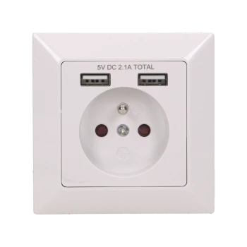 Gniazdo elektryczne z ładowarką USB, OR-AE-13140 - ORNO