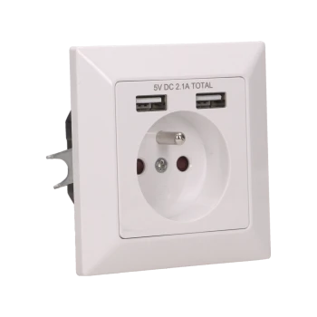 Gniazdo elektryczne z ładowarką USB, OR-AE-13140 - ORNO