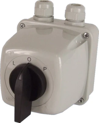 Łącznik krzywkowy 25A w obudowie, Łuk 25-43, 922529 - Elektromet