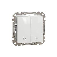 Przycisk żaluzjowy Biały, Sedna Design&Elements SDD111114