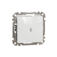 Przycisk pojedynczy "Światło" Biały, Sedna Design&Elements SDD111132