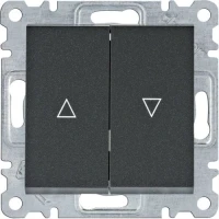 Łącznik żaluzjowy monostabilny, czarny, WL0323- Lumina