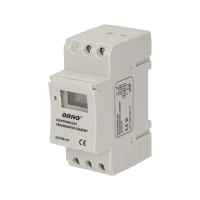 Elektroniczny programator czasowy, 2 moduly, DIN TH-35mm, OR-PRE-414 - ORNO