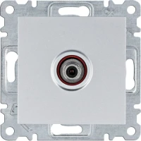 Gniazdo poj, SAT dla instalacji indywidualnych, srebrny, WL3232-Lumina