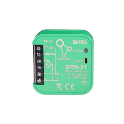 Sterownik rolet dopuszkowy WiFi SUPLA SRW-01 - Zamel 1