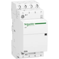 Stycznik modulowy Acti9 iCT50-40-40-230 40A 4NO 50Hz 220/240 VAC, A9C20844 - Schneider