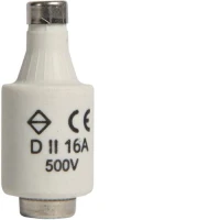 Wkladka bezpiecznikowa 16A DTII/E27 gG 500VAC, LE27F16 - Hager