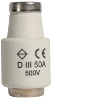 Wkladka bezpiecznikowa 50A DTIII/E33 gG 500VAC, LE33F50 - Hager