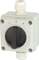 Łącznik krzywkowy 12A, L-0-P w obudowie, Łuk E12-43, 921243 - Elektromet