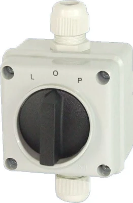 Łącznik krzywkowy 12A w obudowie, Łuk E12-43, 921243 - Elektromet