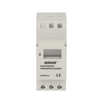 Elektroniczny programator czasowy DIN TH-35mm, OR-PRE-414 ORNO 3