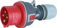Wtyczka siłowa przenośna 16A/400V, 4P, WPP-16/4, 922071 - Elektromet