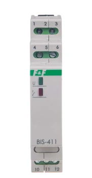 Przekaźnik bistabilny, na szynę DIN, z przekaźnikiem inrush 160A/20ms BIS-411I - F&amp;F 2
