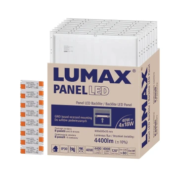 Oprawa przemysłowa PANEL BACKLITE LED 40W 4400LM NW 840, LOB4060ST - HEDA