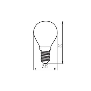 Żarówka XLED G45 6W E14 810LM Barwa neutralna, 29629 - Kanlux