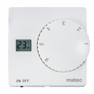 Regulator temp. podtynkowy manualny, RTS-01A - ZAMEL