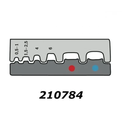 Matryca do końcówek oczkowych i tulejkowych, 210784/E - Haupa