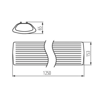 Oprawy liniowe MEBA 4LED 2X120 PRYZM, 26961 - Kanlux