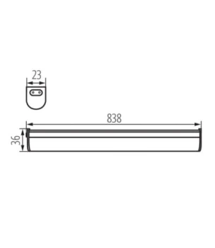 Oprawa meblowa MERA LED 15W 1600LM 4000K, 29212 - Kanlux