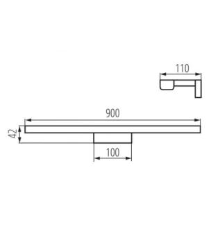 Oprawa ścienna ASTEN LED IP44 15W NW B, 26685 - Kanlux
