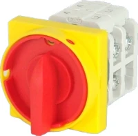 Łącznik krzywkowy 16A, 0-I z plytką przednią na klódkę, Łuk 16-15, 921658 - Elektromet
