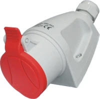 Gniazdo silowe stale 16A/400V, 4P, GSM-16/4, 921861 - Elektromet