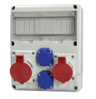 Rozdzielnica n/t Block 4 IP66 11DIN, 633.3122+ - SCAME