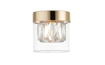 Lampa sufitowa złota GEM, C0389-01A-F7AC - ZUMILINE