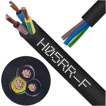 Przewód w gumie OW 3X1.5 5M, H05RR-3X1.5-5M - Elektrokabel