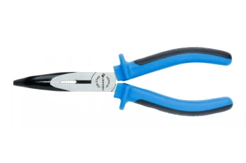 Szczypce wydłużone wygięte 160MM CRV60, HT1P022 - HOGERT