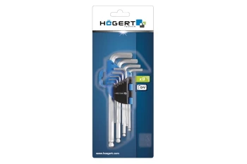 Klucze Imbusowe 9szt, HT1W804 - HOGERT