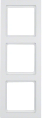 Ramka 3-krotna, biały, Q.3, 10136099 - Hager Berker