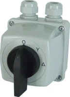 Łącznik krzywkowy 25A,  0-Y-Δ w obudowie, Łuk E25-23, 952522 - Elektromet
