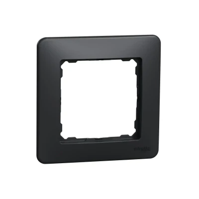 Ramka 1-krotna, czarny antracyt, SDD314801 - Sedna Design