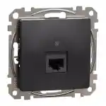 Gniazdo internetowe RJ45 6 Antracyt, Sedna Design&Elements  SDD114461