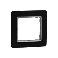 Ramka pojedyncza Szkło czarne - Sedna Elements SDD361801